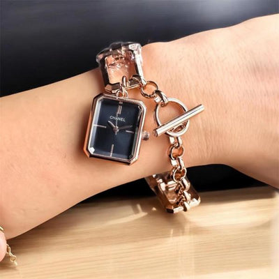Chanel Square Black Dial