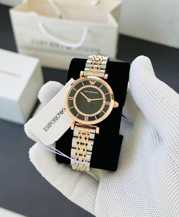 Emporio Armani Rosegold White