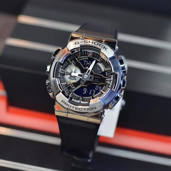 Gshock GM700G-9A Gold Black LeatherBelt