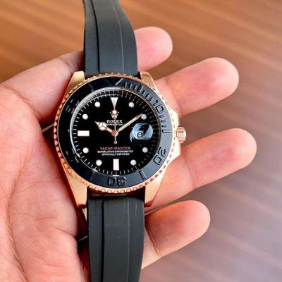 Rolex Yachmaster Black RoseGold